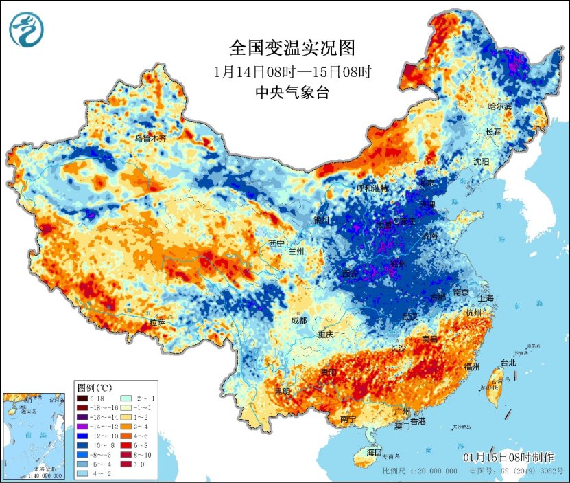 江淮江南华南等地降温明显 未来一周全国大部地区降水稀少