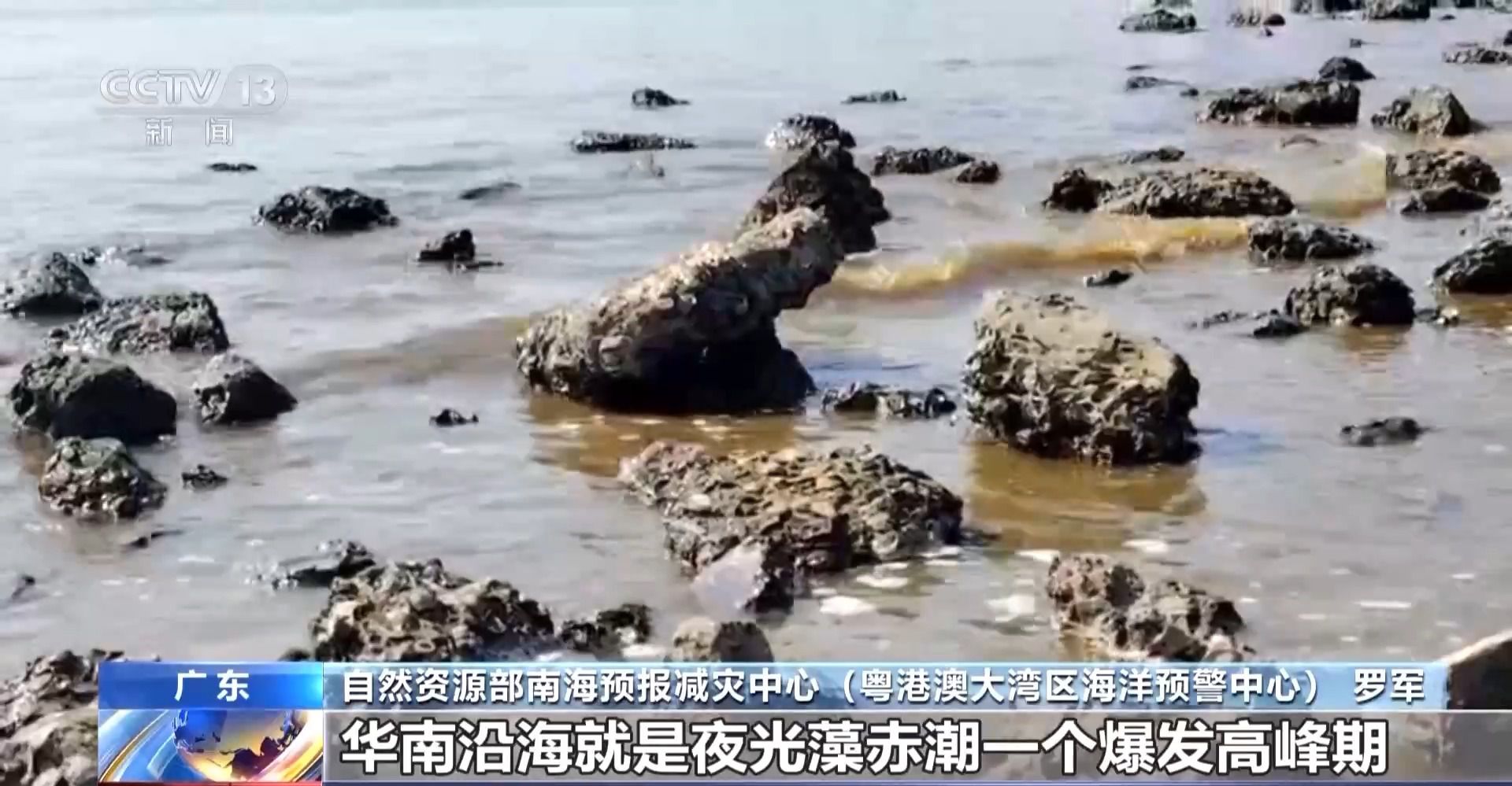 华南多地海域发生赤潮 专家提醒：不要去赤潮海域游玩、食用相关海产品