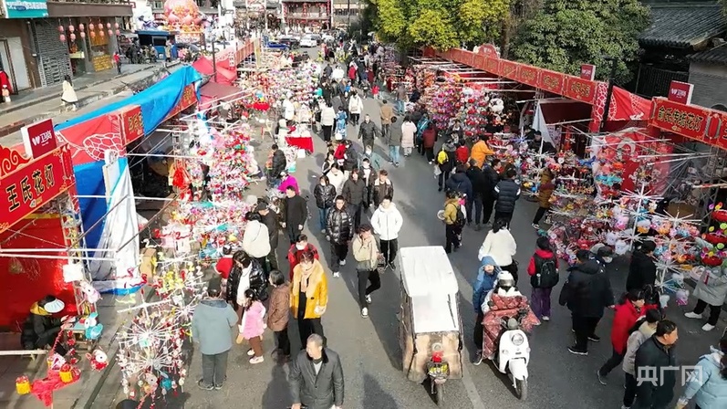 大市场看中国年 | 逛灯市、买花灯 灯火年年照金陵