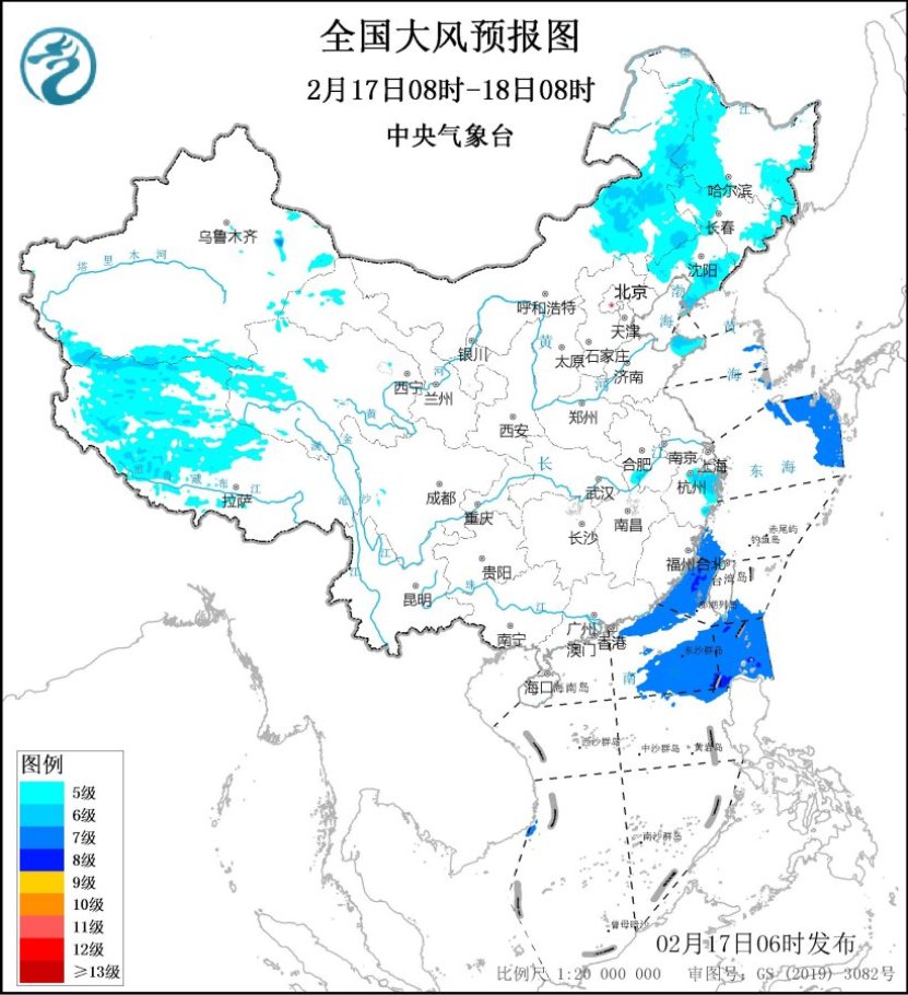 冷空气继续影响中东部地区 西南地区东部至长江中下游地区多阴雨