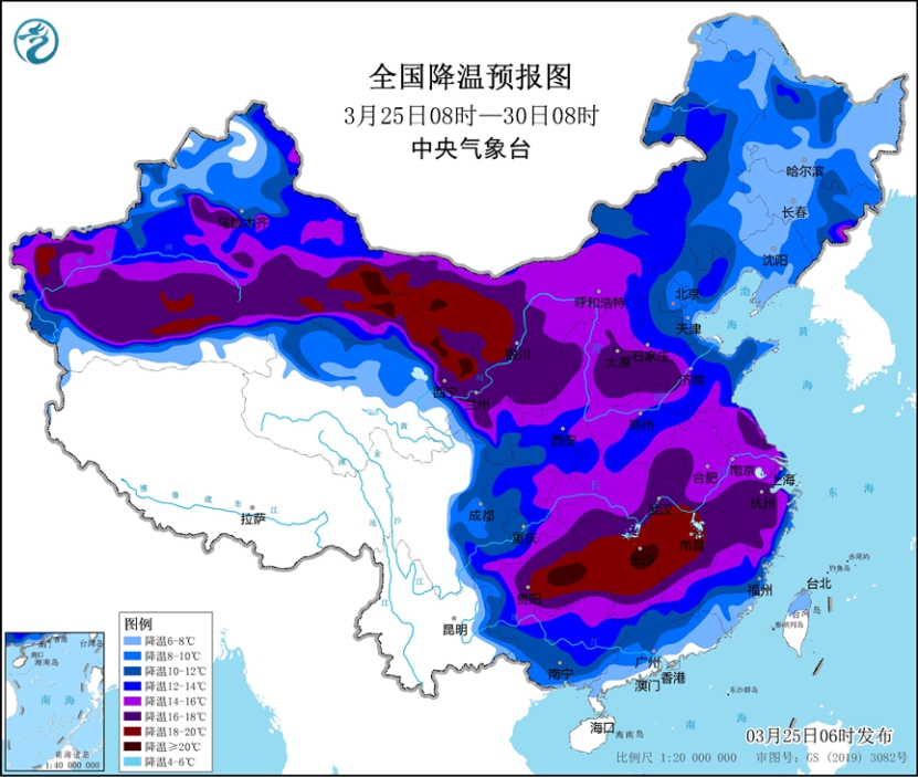 全国大部地区将有大风降温 西北地区华北地区多沙尘天气