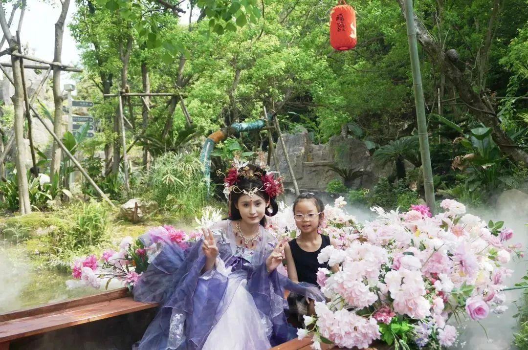 哪个景区这么“出片”啊？还能遇见“欢天喜地七仙女”？