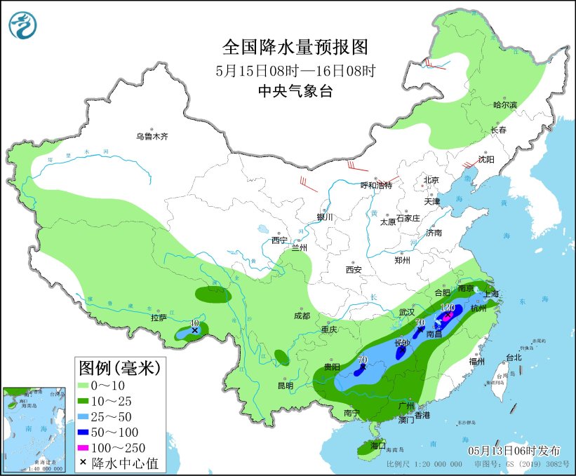 南方地区将有新一轮降水过程 华北黄淮部分地区有高温天气发展