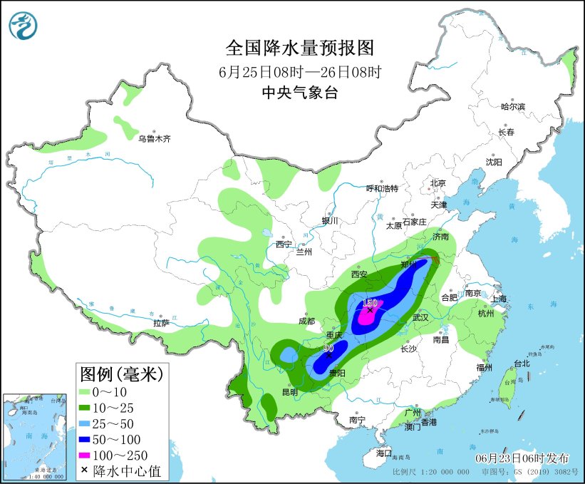 24日起西南地区东部至黄淮等地将有新一轮较强降水 京津冀鲁豫等地高温天气持续