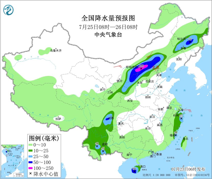 北方地区将有一次强降雨过程 南方地区仍有分散性强降雨