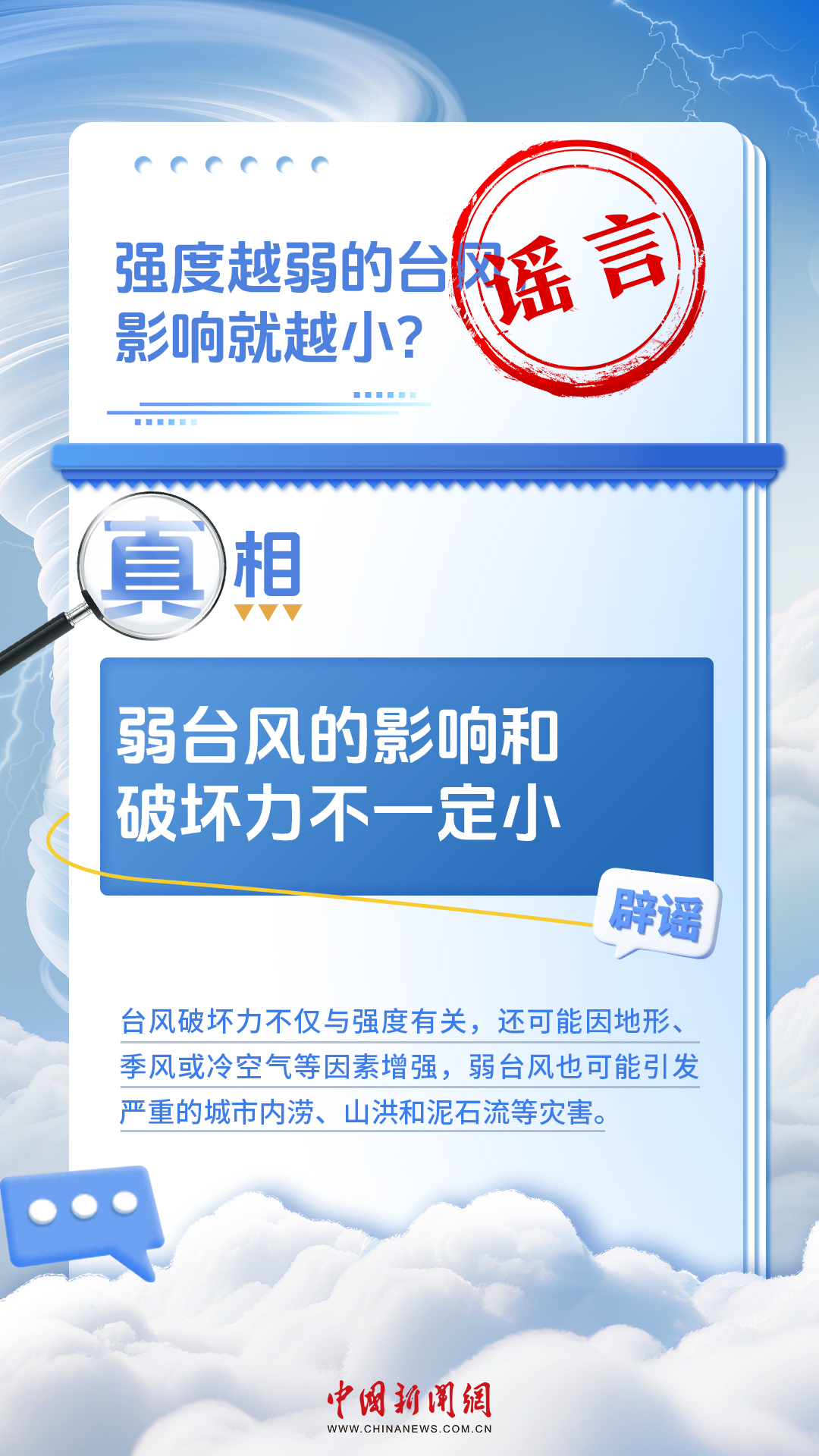 看似常识，其实误区！台风知识一图辨真伪