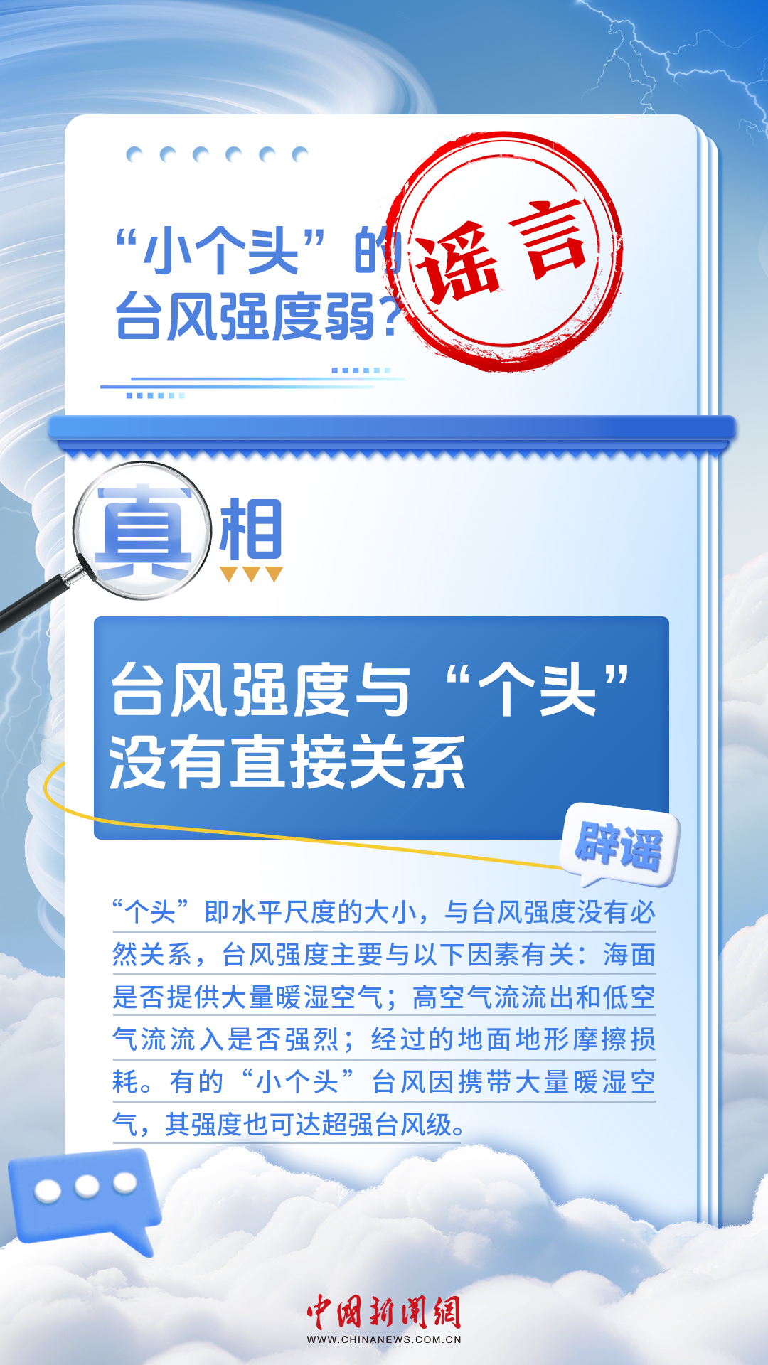 看似常识，其实误区！台风知识一图辨真伪