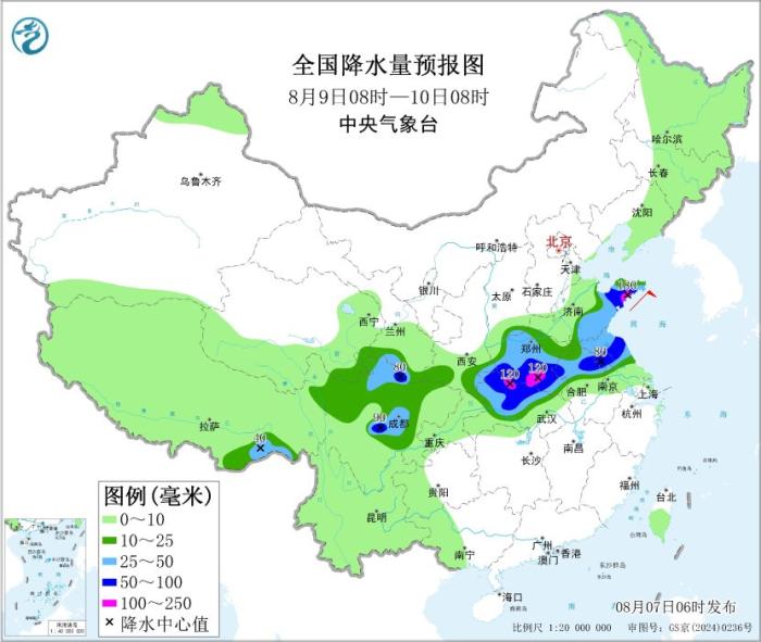 西北华北黄淮等地将有强降雨过程