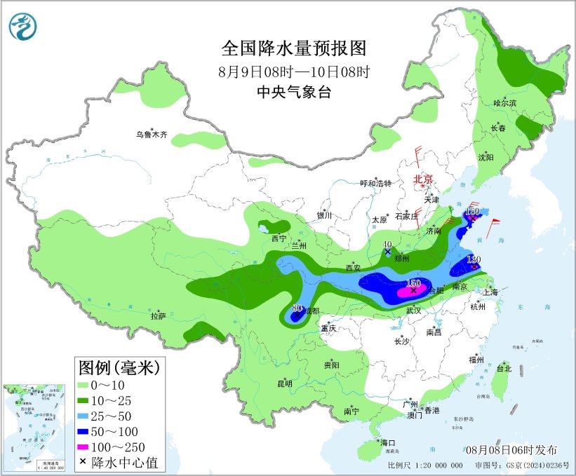 西北华北黄淮等地将有强降雨