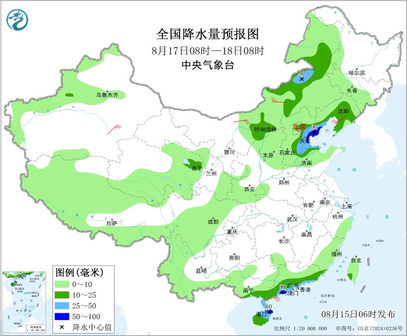 广西贵州四川重庆等地有较强降雨 东北地区华北等地多雷阵雨天气