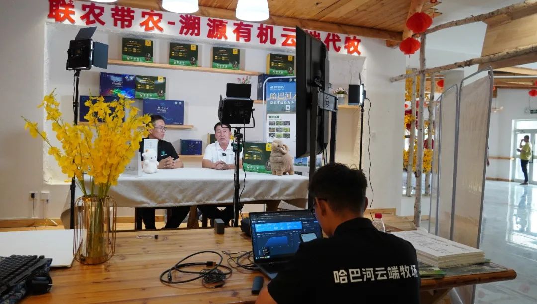 兵地携手直播助农 哈巴河云端代牧成果亮相边疆振兴新实践