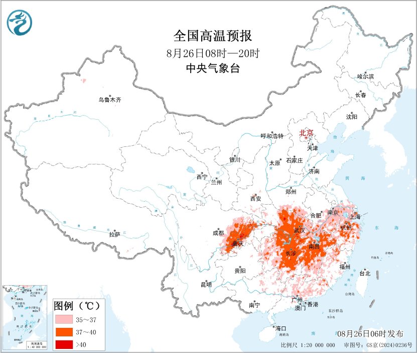 北方地区有新一轮较强降水过程 江汉江南等地有持续性高温