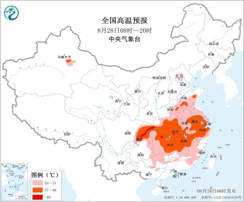 四川辽宁等地有较强降水 江汉江南等地有持续性高温