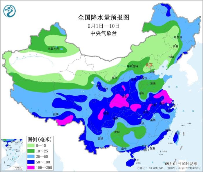 华西地区北部雨日增多 南方高温天气强度减弱