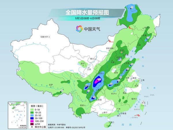 北方秋凉上线南方暑热犹存 四川陕西等地大范围降雨持续