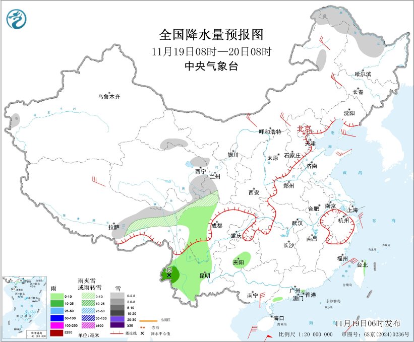 中央气象台：我国东南部和南部近海有大风