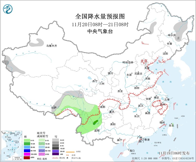 中央气象台：我国东南部和南部近海有大风