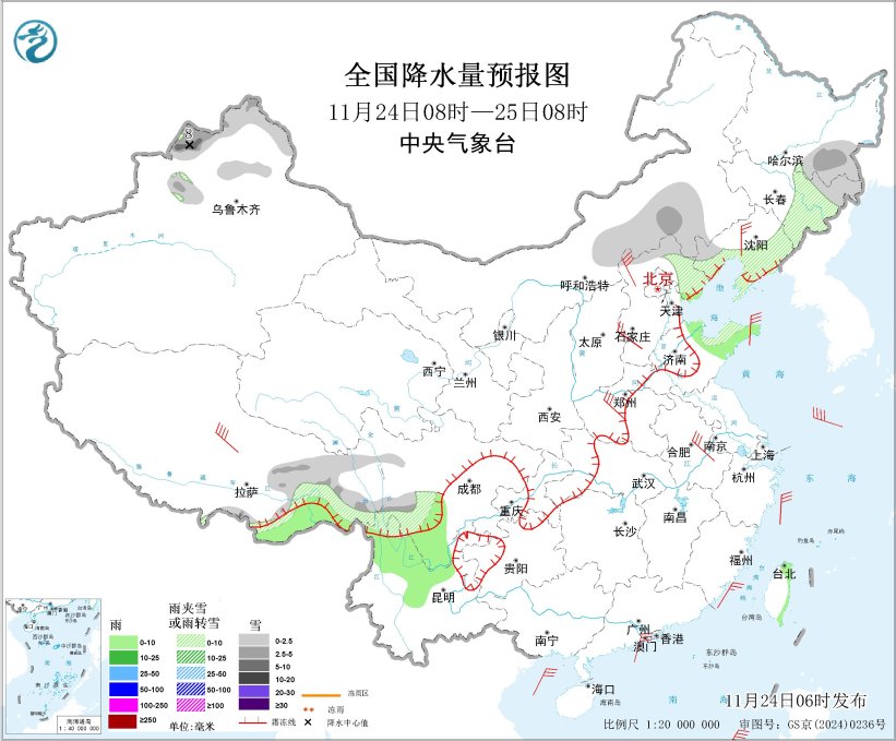 较强冷空气继续影响我国