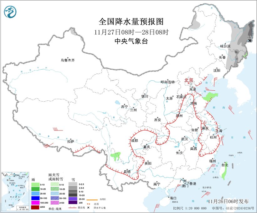 新一股冷空气将影响我国大部地区 西北地区东部将有沙尘天气