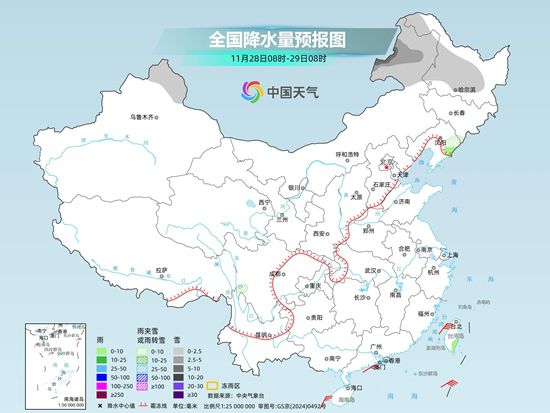 沙尘天气向南传输波及安徽江苏等地 月底前东北地区降雪频繁