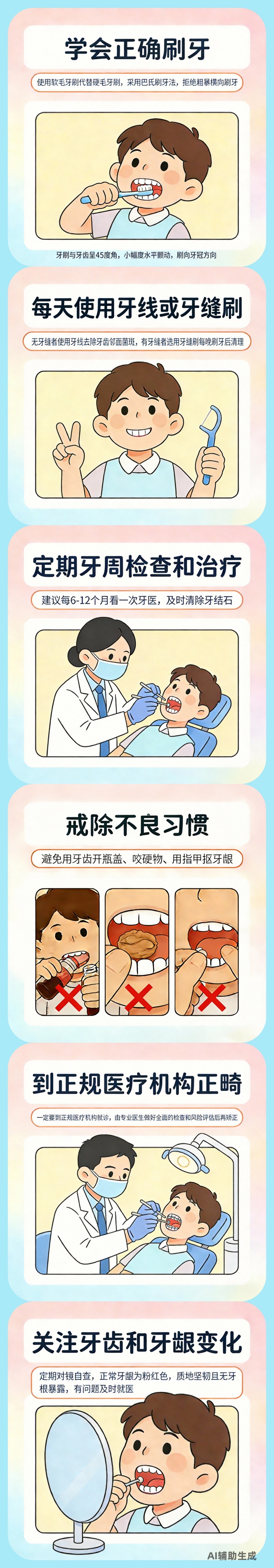 关注牙龈健康 预防胜于治疗 记住这六件事！