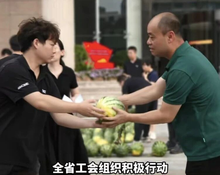 西瓜丰产却卖不上价 河南瓜农该怎么办?这场爱心接力给出了答案!