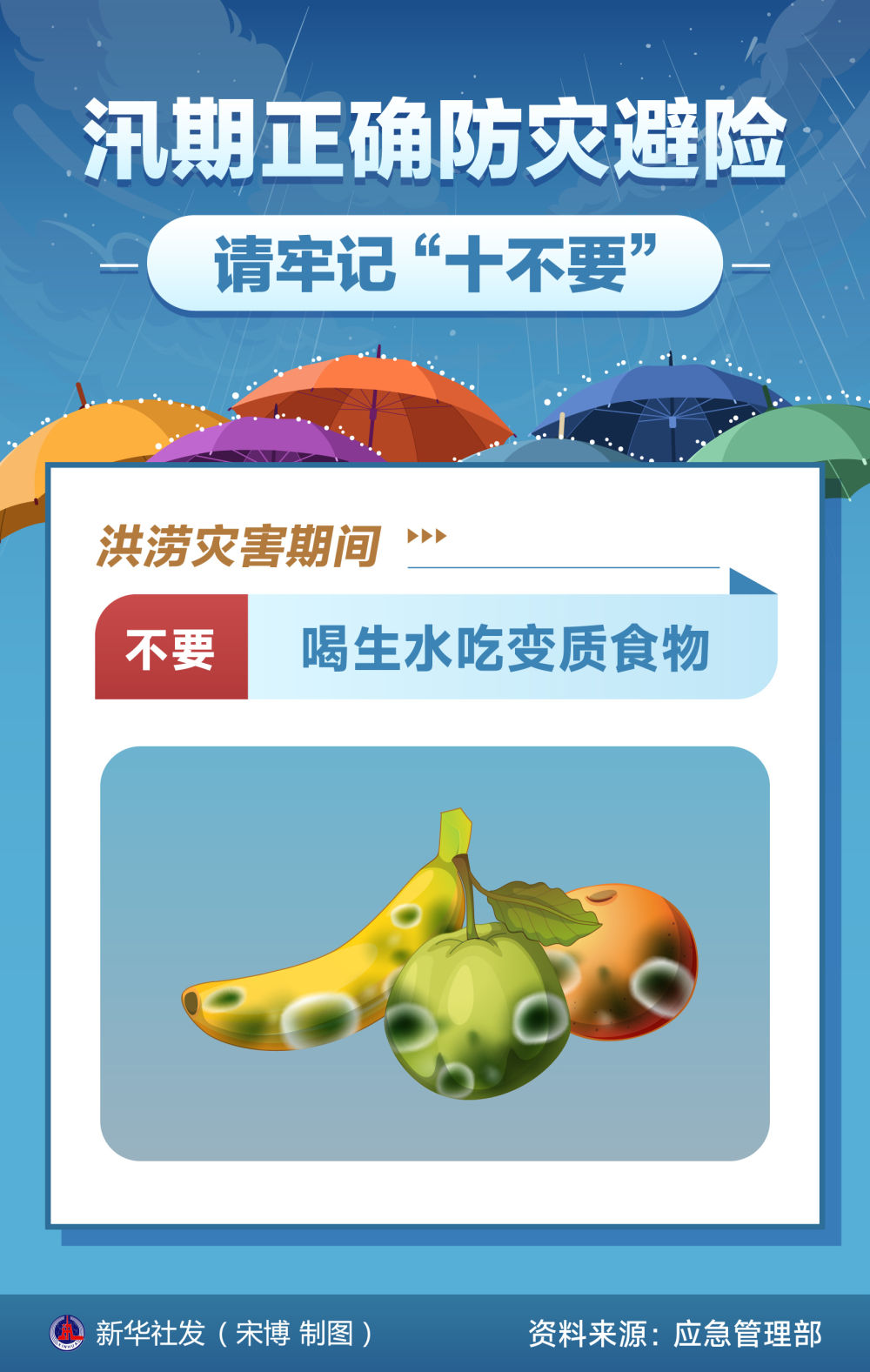 海报｜汛期正确防灾避险 请牢记“十不要”