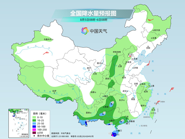 全国仍有大范围降雨 东北至江南多地高温闷热持续
