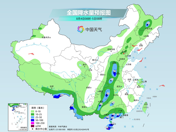 全国仍有大范围降雨 东北至江南多地高温闷热持续