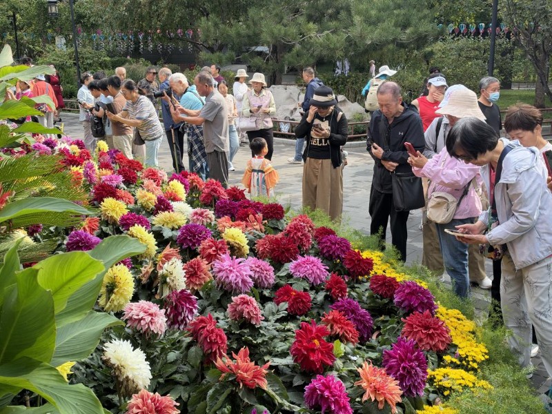 北京中秋假期493.91万人次游客逛公园 地坛公园人气最高