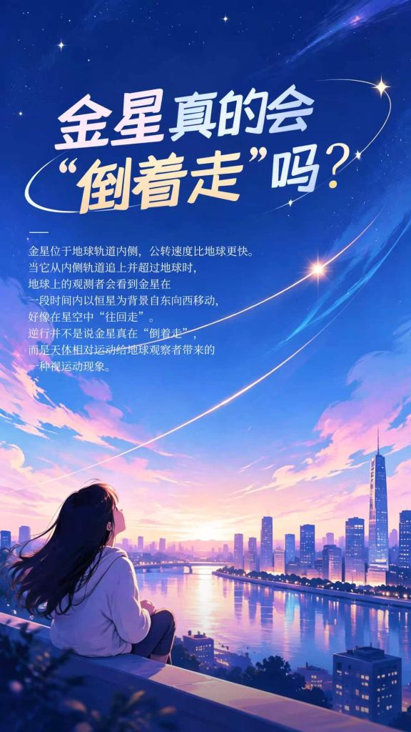 金星即将开启“身份切换”期 长庚星变启明星