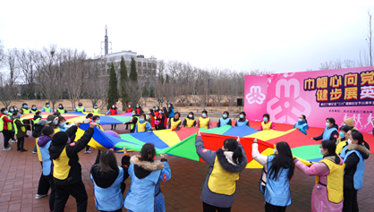 迎接“三八”妇女节111周年 北京大兴西红门镇举办健步走活动