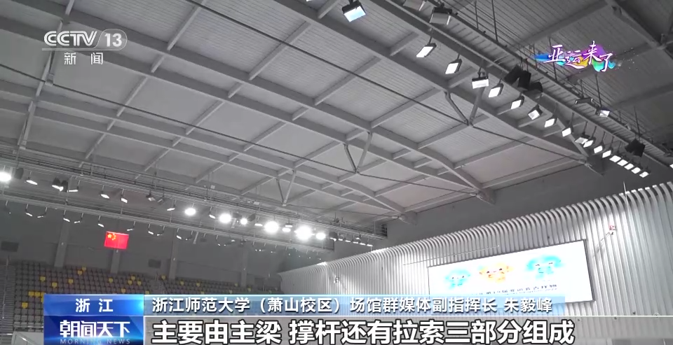 “水幔”环绕凸显江南韵味 杭州亚运会手球馆简洁却不简单