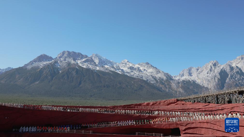 云南丽江玉龙雪山风光