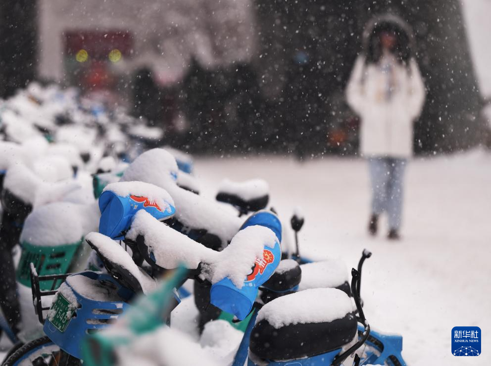 辽宁迎强降雪