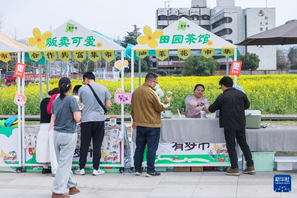 浙江建德：“以花为媒” 打造春日消费新场景