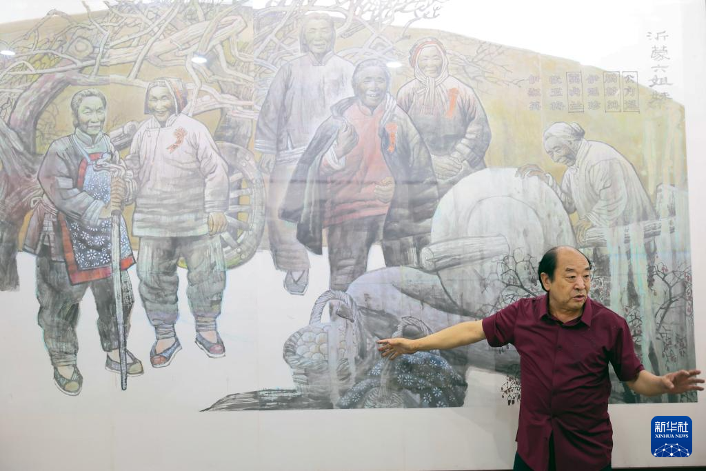 走进沂蒙画派研究院感受沂蒙精神