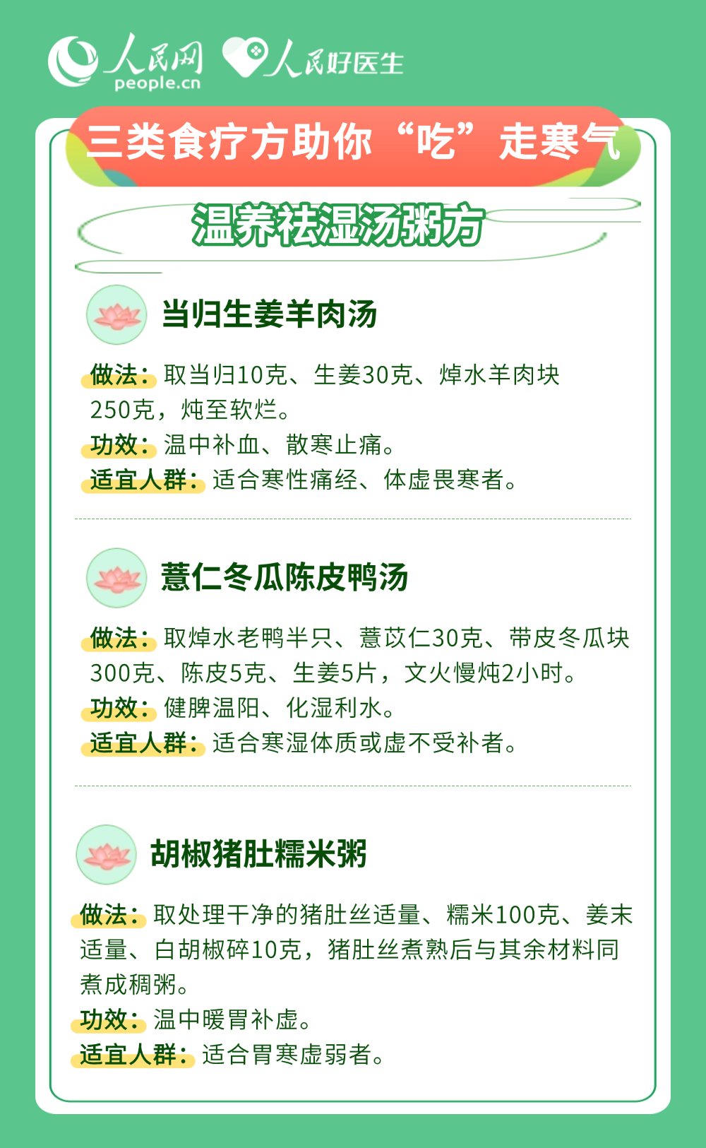 冬病夏治靠三伏 9个食疗方“吃”走体内寒气