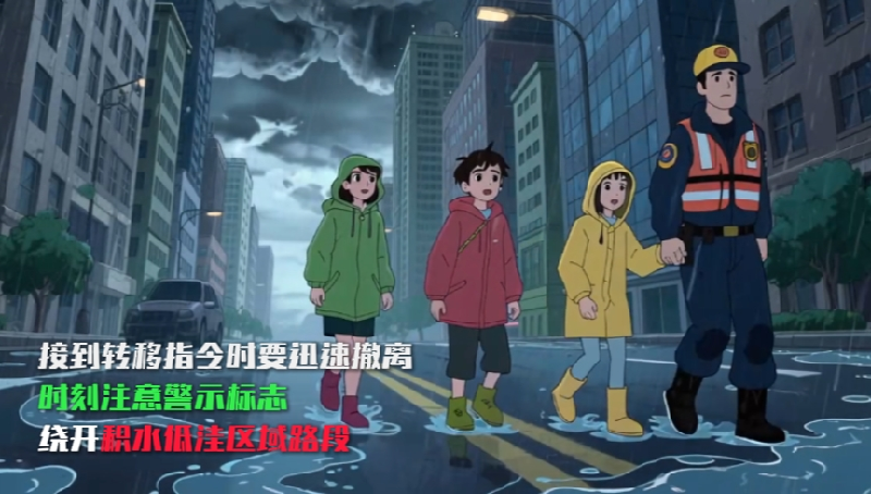 AI动画丨暴雨洪涝来袭，该如何自救求生