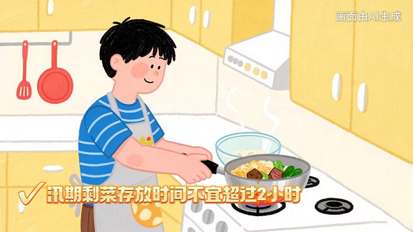 AI动画丨洪水过后饮食别大意，这些细节要谨记