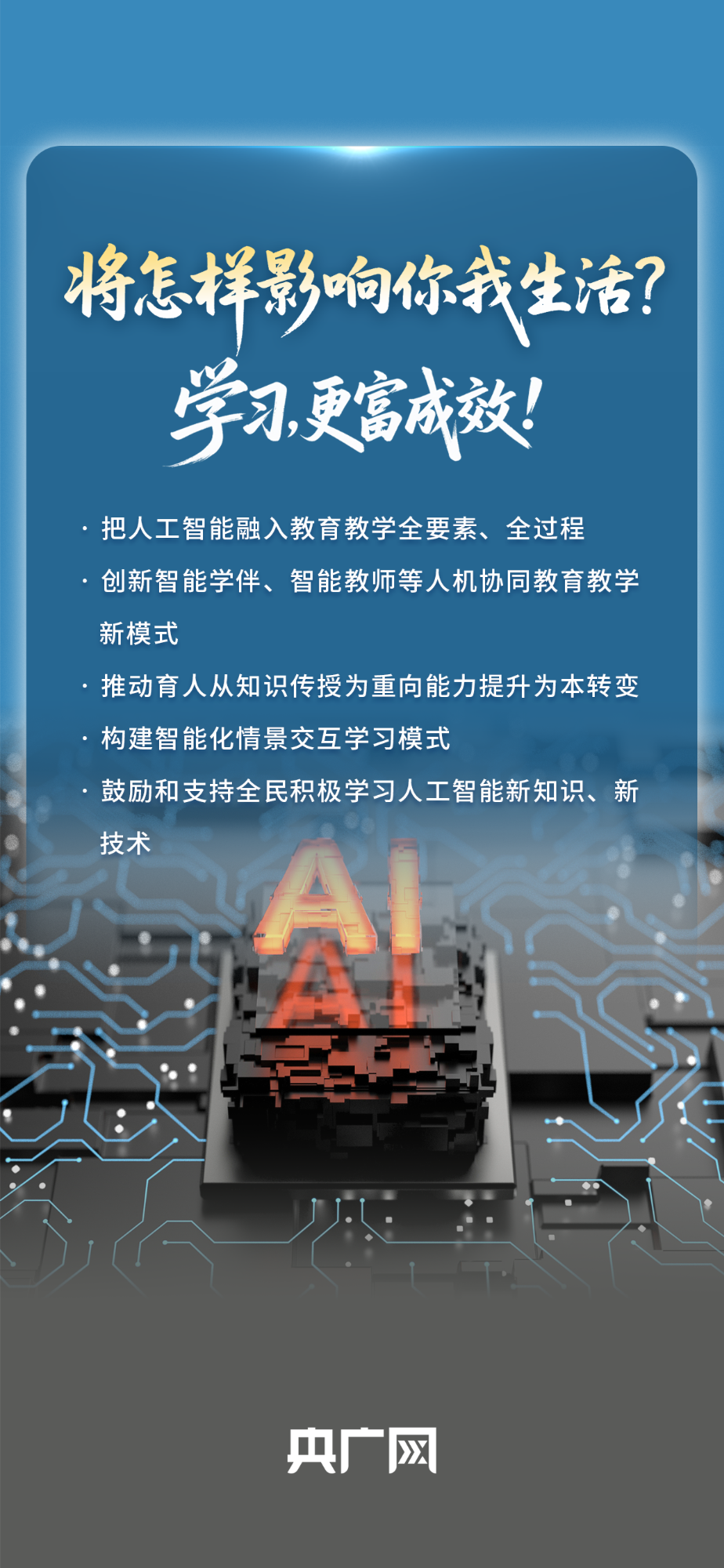 一图读懂“人工智能+”将怎样影响你我生活