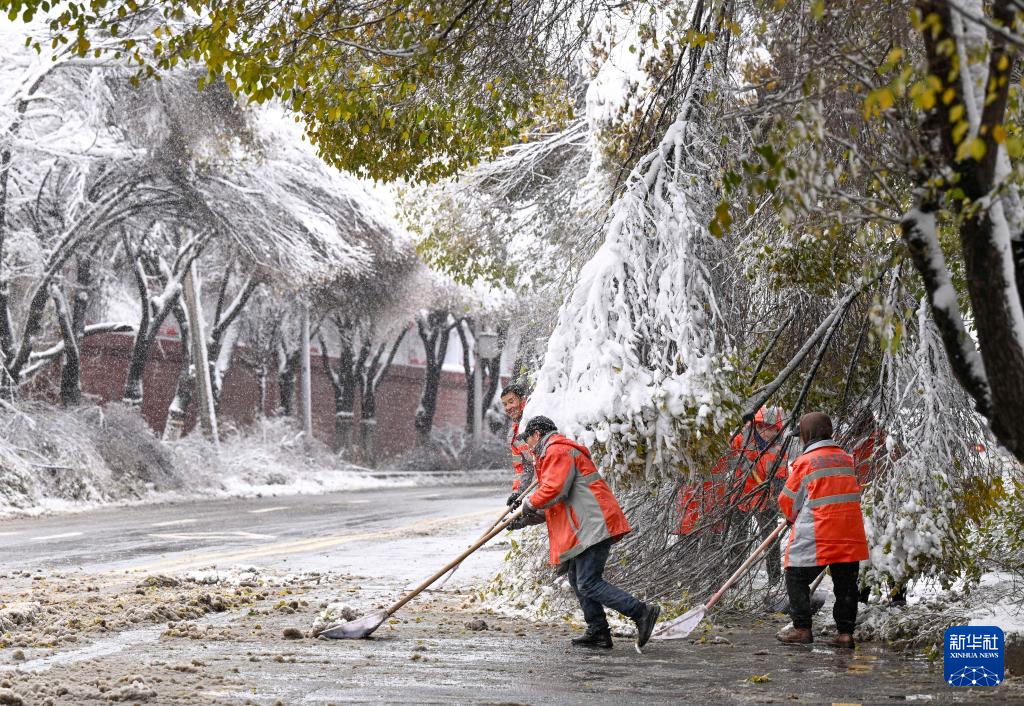 新疆多地迎来降雪
