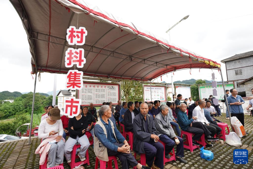 贵州“村抖”助农直播热