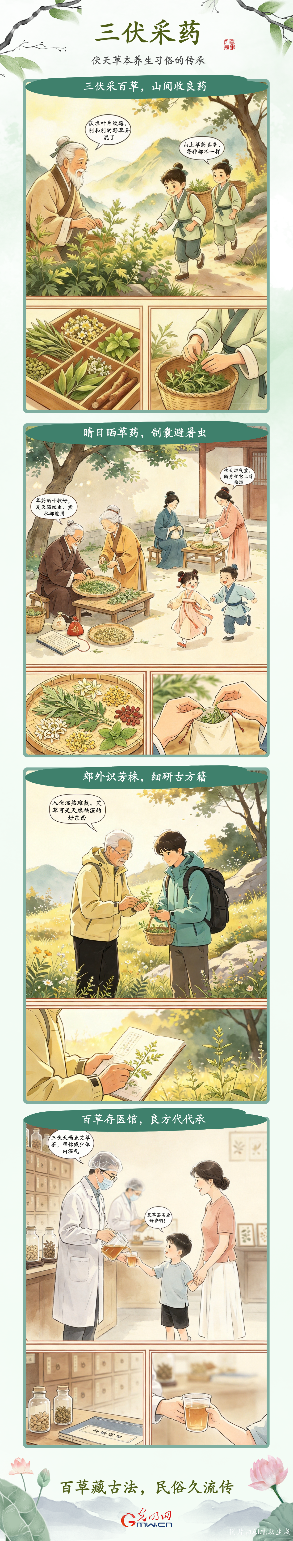 三伏采药：民间伏天草药的古法