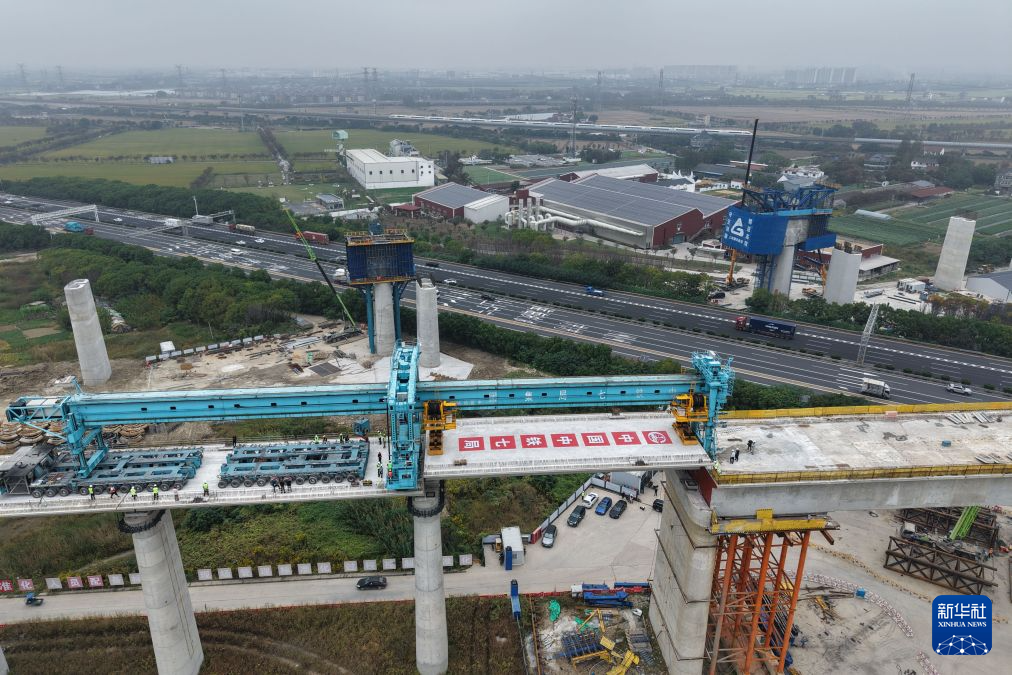通甬高铁建设持续推进